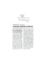 Literatur-Festival in Meran
