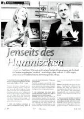 Jenseits des Hymnischen