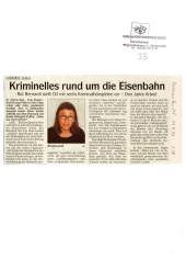 Kriminelles rund um die Eisenbahn