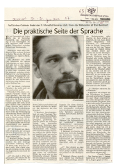 Die praktische Seite der Sprache