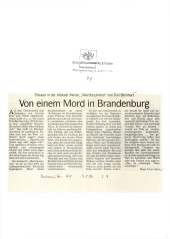 Von einem Mord in Brandenburg