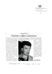 Nächte voller Literatur