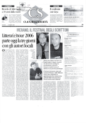 Littera(e)tour 2006  parte oggi la tre giorni con gli autori locali