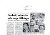 Boschetti, un fumetto sulla strage di Bologna