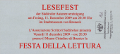 Lesefest  / Festa della lettura