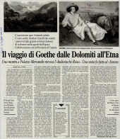 Italienische Reise - Il viaggio di Goethe attraverso le Alpi