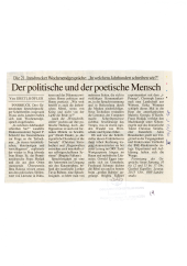 Der politische und der poetische Mensch