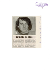 Der Dichter des Jahres