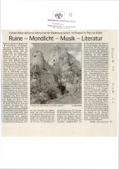 Ruine - Mondlicht - Musik - Literatur