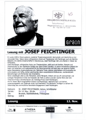 Lesung mit Josef Feichtinger