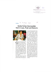 Gerda Furlan Durnwalder liest in Laas, Prad und Naturns