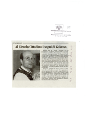 Al Circolo Cittadino i sogni di Galasso