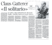 Claus Gatterer "Il solitario"