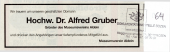 Hochw. Dr. Alfred Gruber