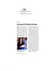 Lesung mit Sabine Gruber