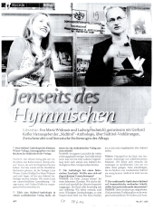 Jenseits des Hymnischen