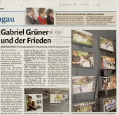 Gabriel Grüner und der Frieden