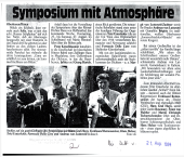 Symposium mit Atmosphäre