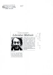 Literatur Matinée