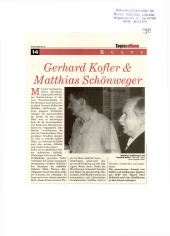 Gerhard Kofler & Matthias Schönweger
