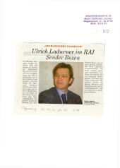 Ulrich Ladurner im RAI Sender Bozen