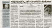 Klage gegen "Zeit"-Journalist Ladurner