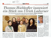 Thomas Hochkofler inszeniert ein Stück von Ulrich Ladurner
