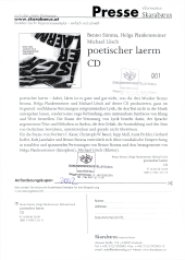 poetischer laerm, CD