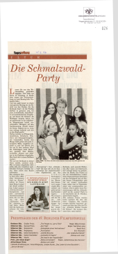 Die Schmalzwald-Party