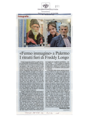 "fermo immagine" a Palermo I ritratti fieri di Freddy Longo