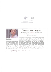 Chorea Huntington