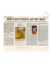 Willi frech-fröhlich auf der Spur