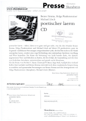 poetischer laerm, CD