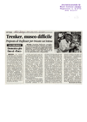 Trenker, museo difficile