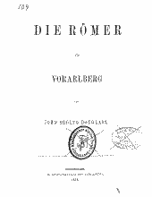 Die Römer in Vorarlberg