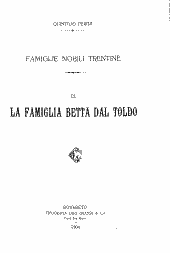 La famiglia Betta dal Toldo