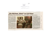 "Die Nächste, bitte!" im Lisl-Peter