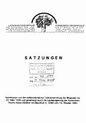 Satzungen