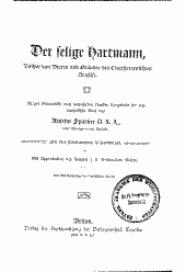 Der selige Hartmann, Bischof von Brixen und Gründer des Chorherrenstiftes Neustift 