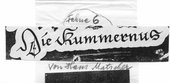 Schrift- und Bildentwürfe von H. Gschwendt für den Bauernkalender 1951. 52 Blatt
