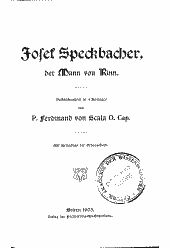 Josef Speckbacher, der Mann von Rinn 