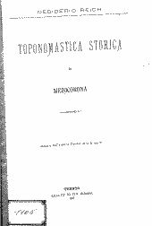Toponomastica storica di Mezzocorona