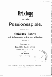 Brixlegg und seine Passionsspiele 
