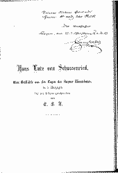 Hans Lutz von Schussenried 