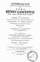 Dissertatio inauguralis medico-practica de cura reconvalescentiae post varia morborum genera