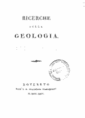 Ricerche sulla geologia