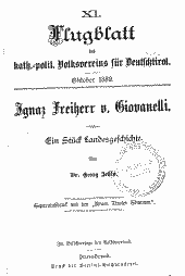 Ignaz Freiherr v. Giovanelli 