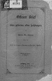 Offener Brief eines gebornen alten Salzburgers an Herrn Dr. Schöpf 