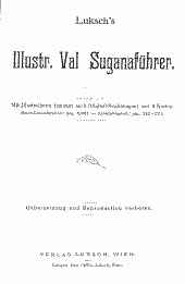 Luksch's Illustr. Val Suganaführer 