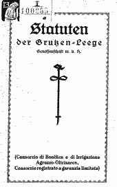 Statuten der Grutzen-Leege, Genossenschaft m.b.H. 